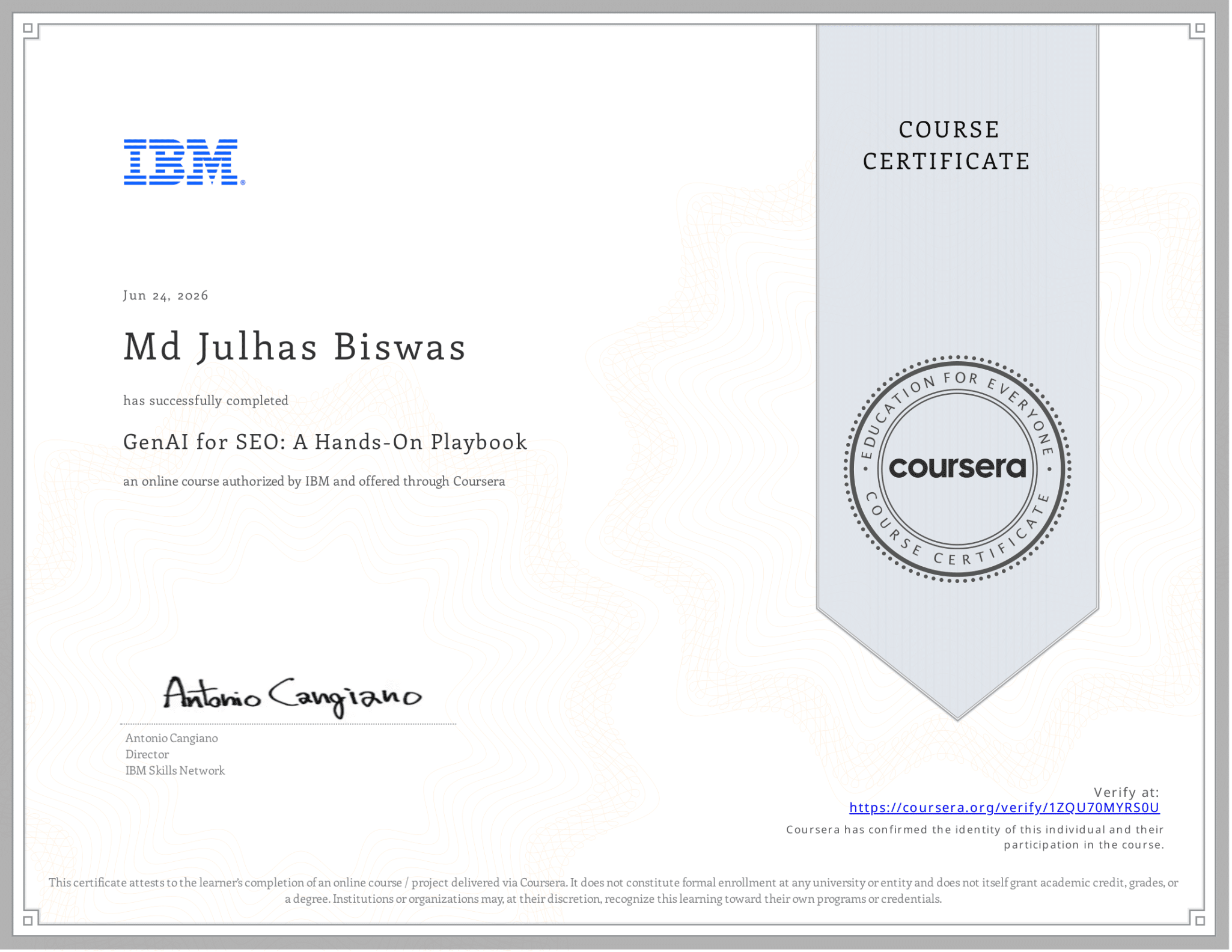 GenAI for SEO A Hands-On Playbook-Coursera 1ZQU70MYRS0U